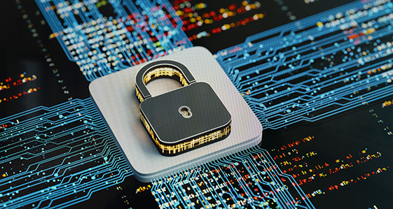 Een slotje in beeld en crypto tekst